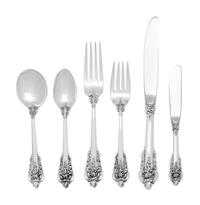 A Wallace Grand Baroque Silver Flatware Service