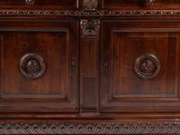 An Italian Baroque Style Walnut Console Cabinet