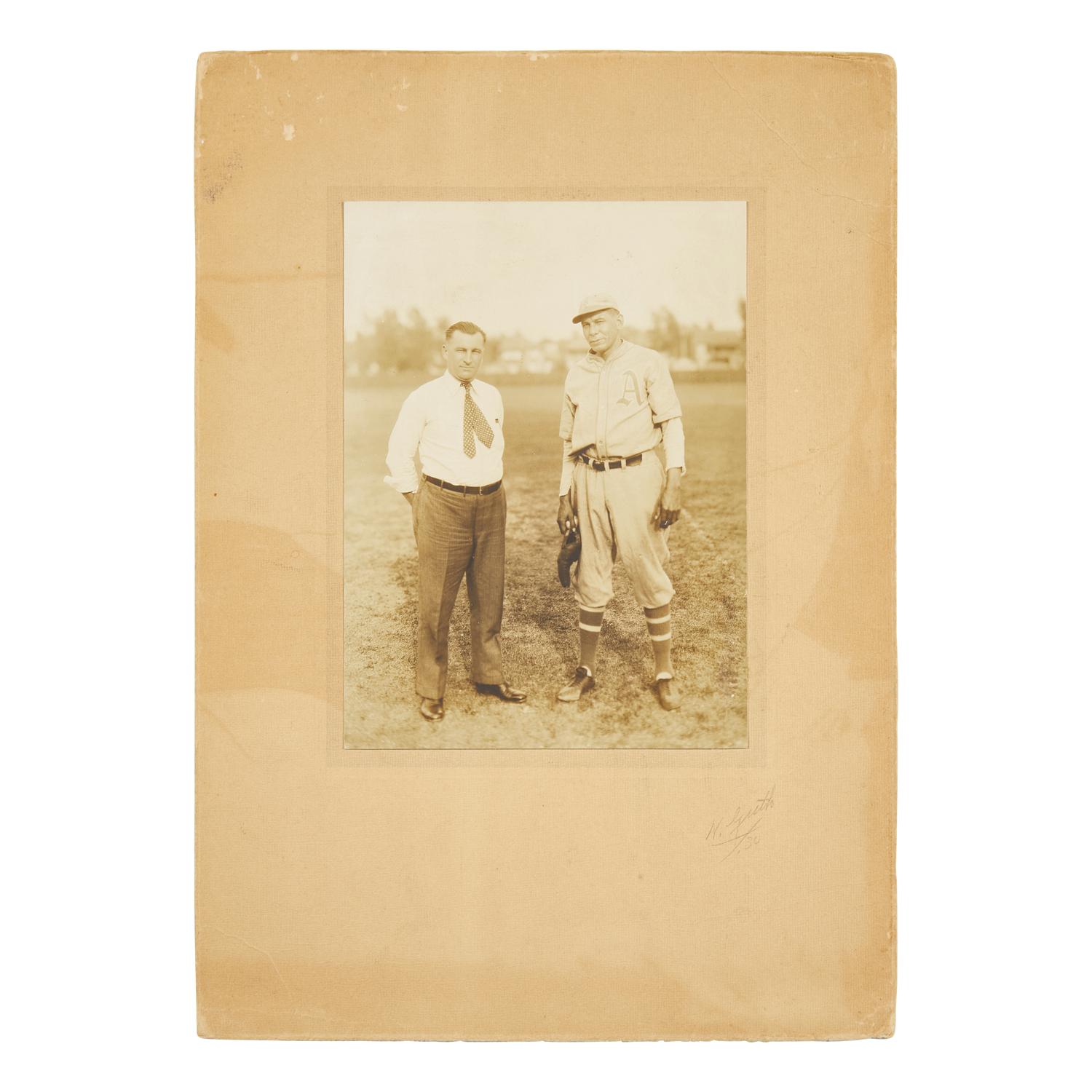 [Baseball] [Bender, Chief] Cabinet Card of Native American Pitcher Albert "Chief" Bender