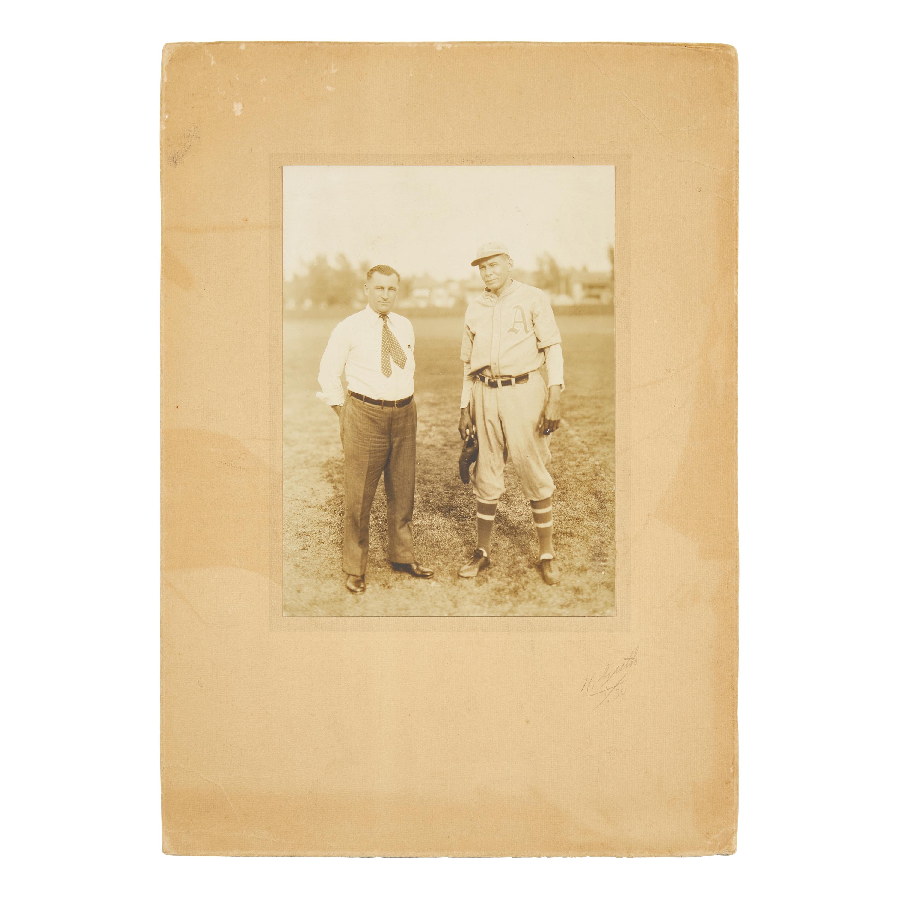 [Baseball] [Bender, Chief] Cabinet Card of Native American Pitcher Albert "Chief" Bender