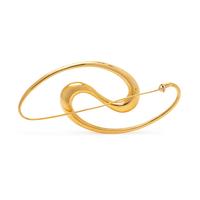 MICHAEL GOOD, YELLOW GOLD BROOCH