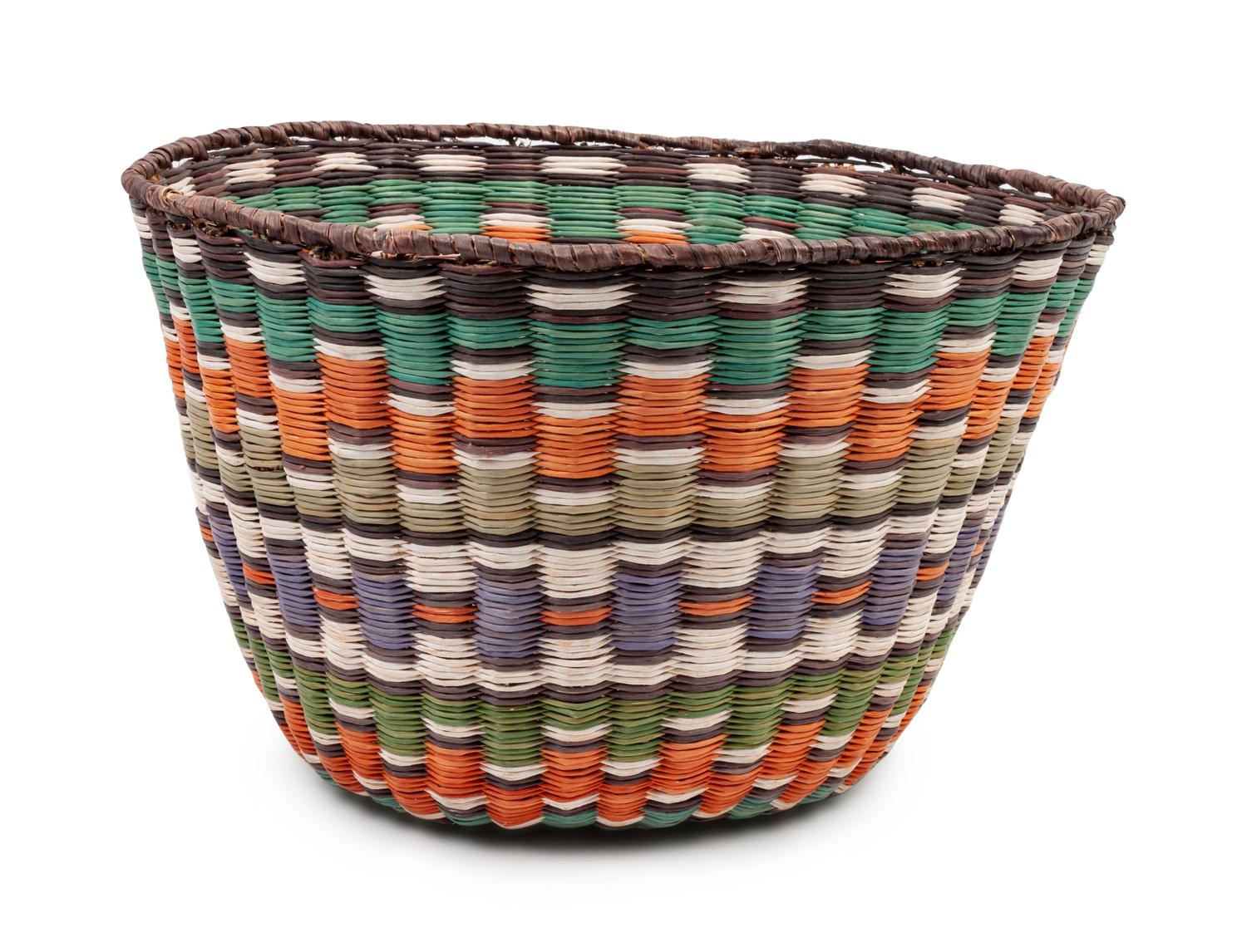 Hopi Polychrome Peach Basket