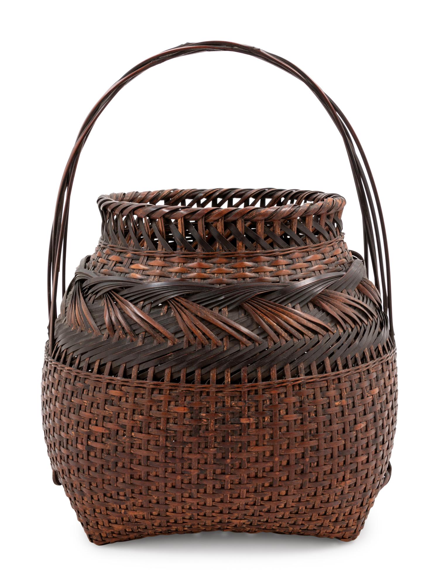 A Bamboo Flower Arranging Basket