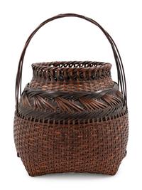 A Bamboo Flower Arranging Basket