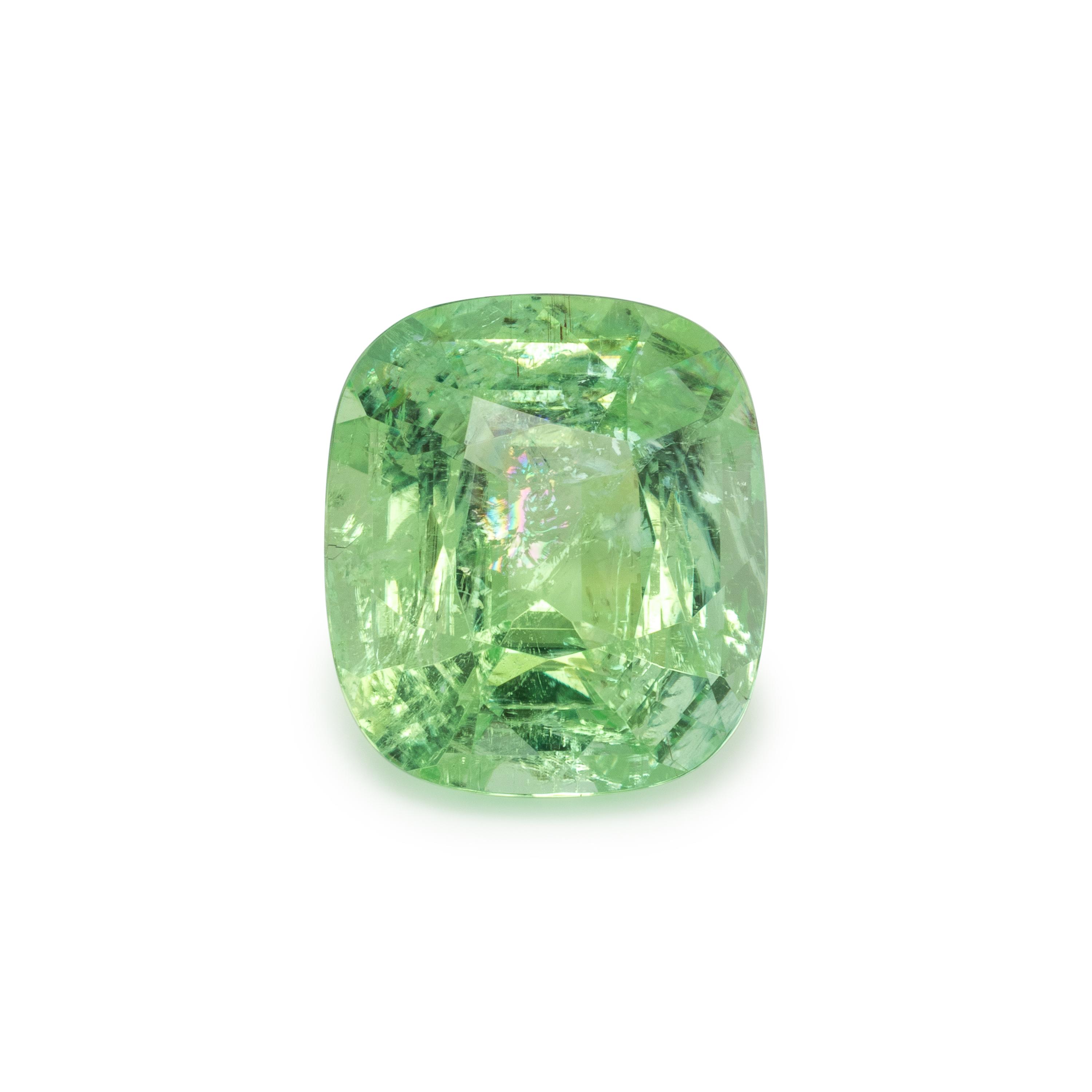 18.10 CARAT CUSHION MIXED CUT PARAIBA-TYPE TOURMALINE