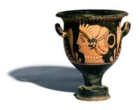 A Campanian Red-Figured Miniature Bell Krater