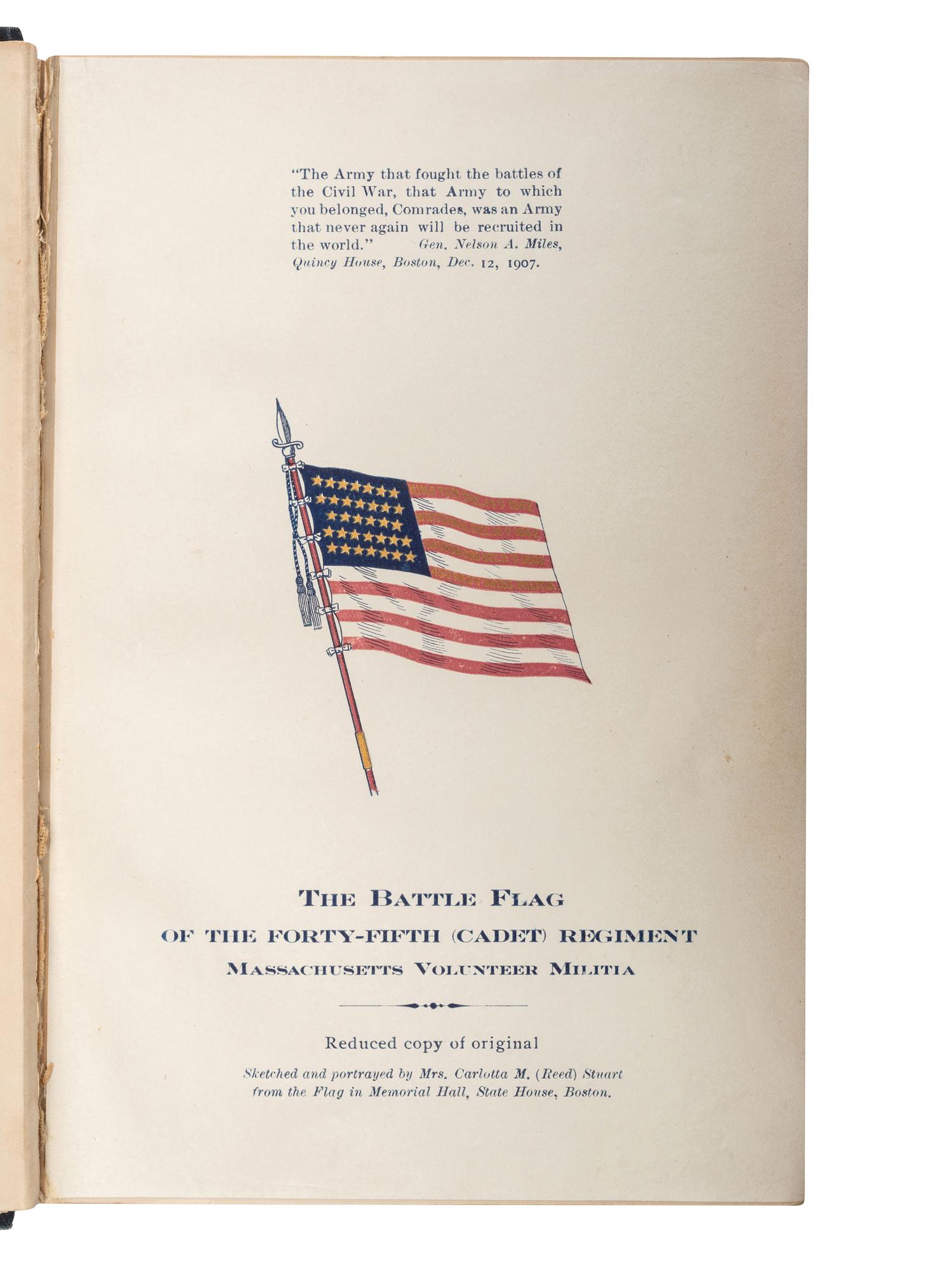 [CIVIL WAR - MASSACHUSETTS]. A group of regimental histories and adjutant general reports, comprising: