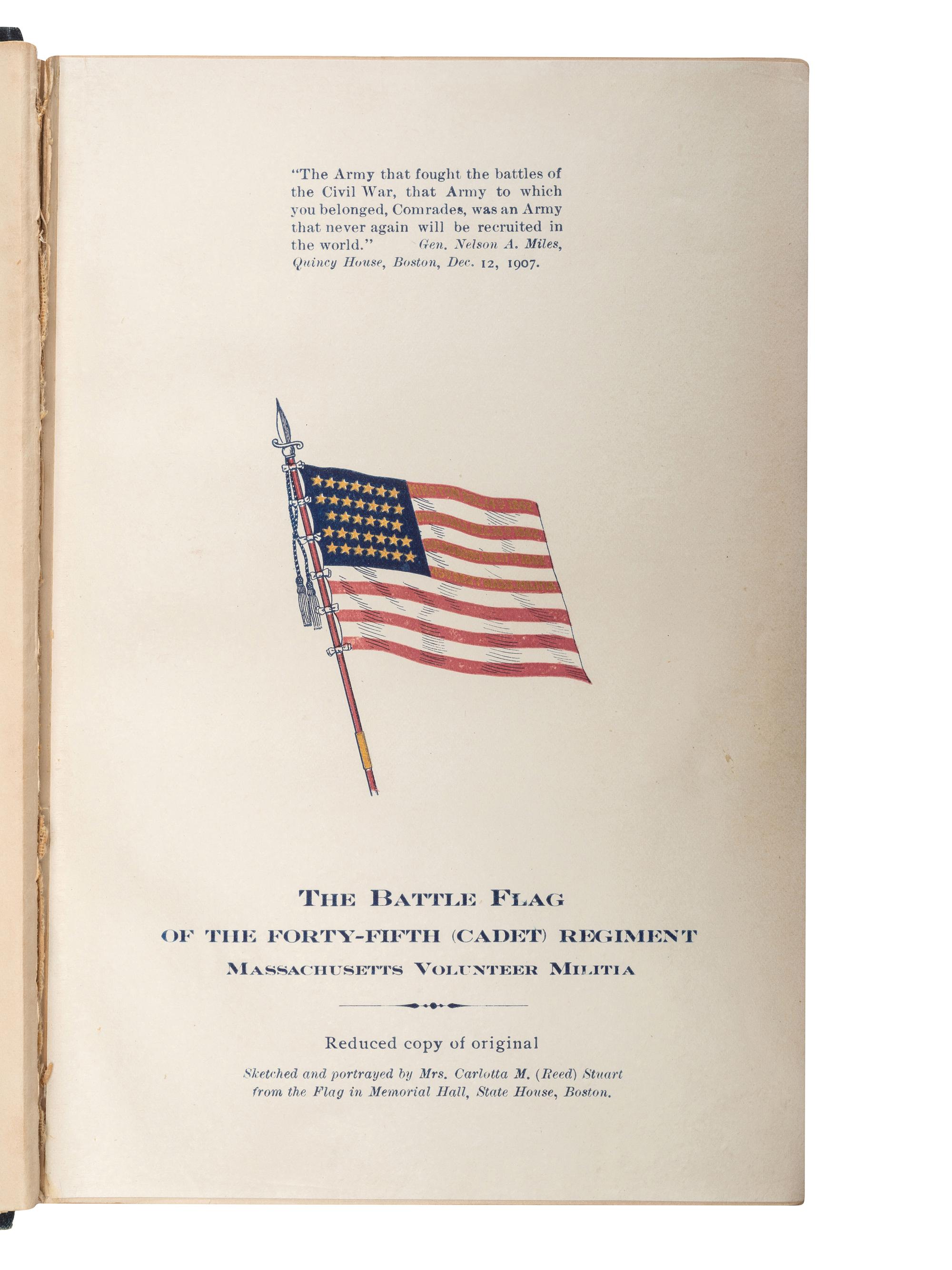[CIVIL WAR - MASSACHUSETTS]. A group of regimental histories and adjutant general reports, comprising: