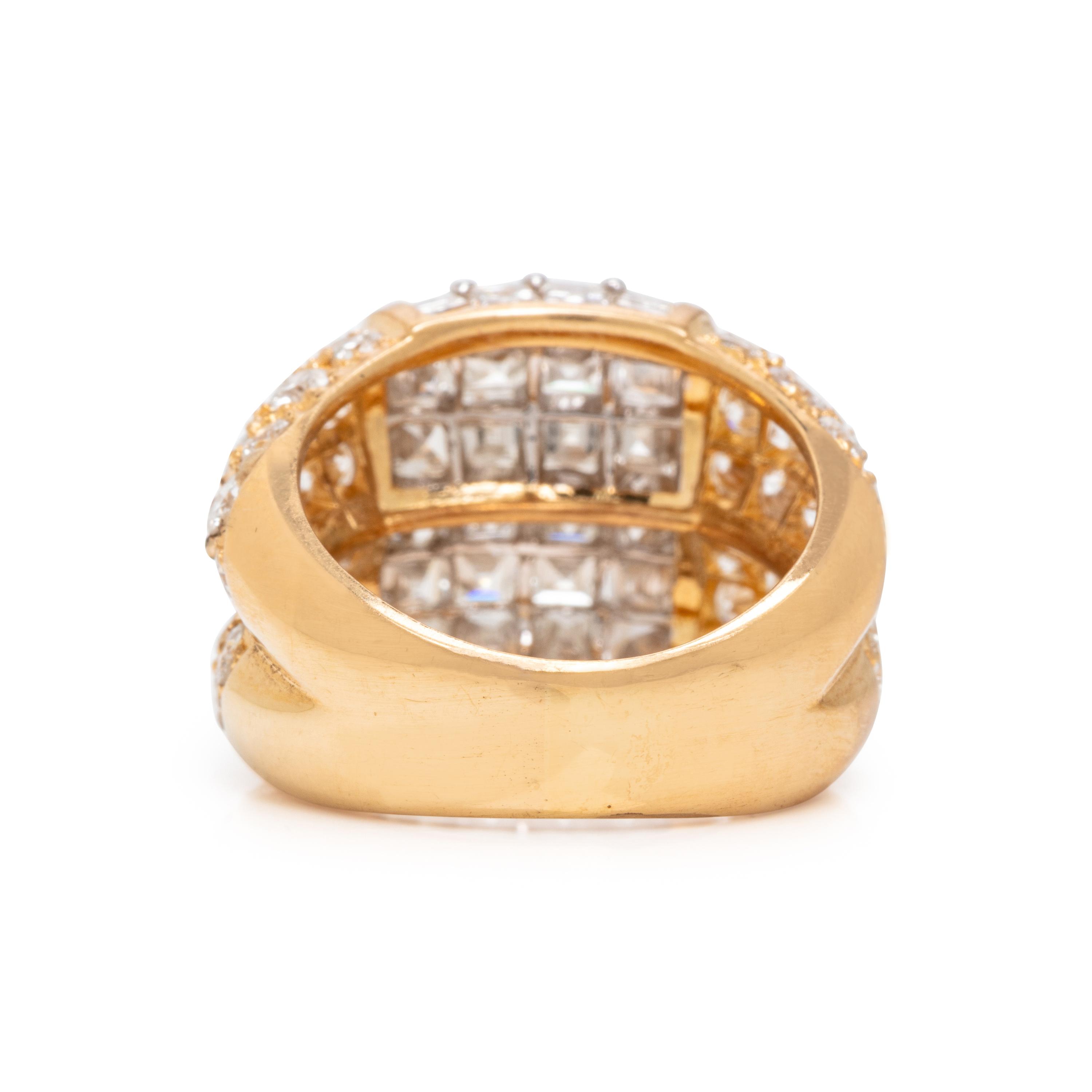 Diamond and Yellow Gold Ring