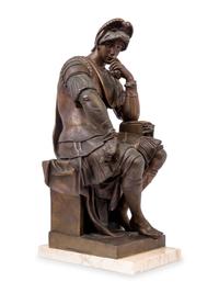 A Continental Bronze Figure of Lorenzo de' Medici