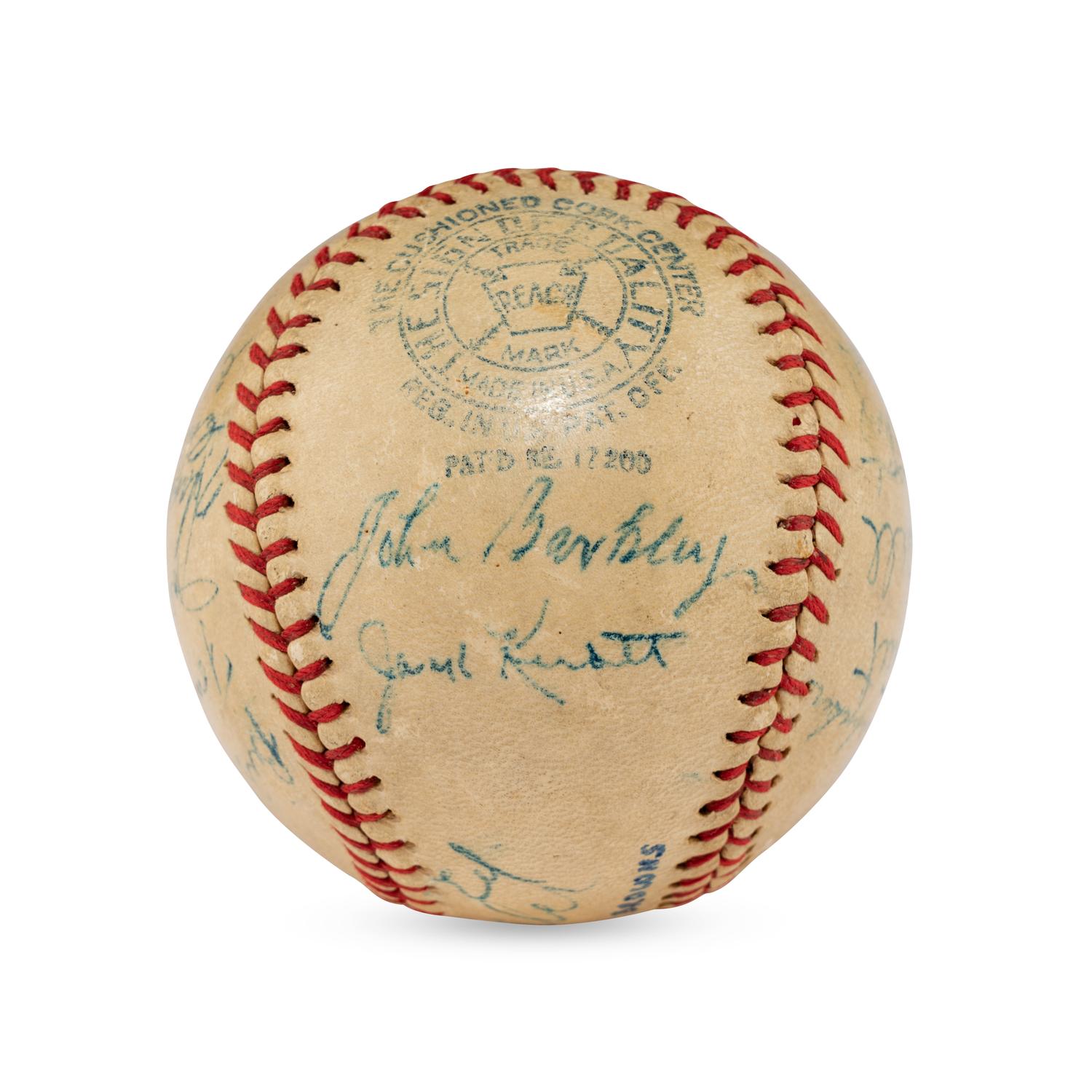 A 1937 St. Louis Browns Team Signed Autograph Baseball