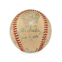 A 1937 St. Louis Browns Team Signed Autograph Baseball