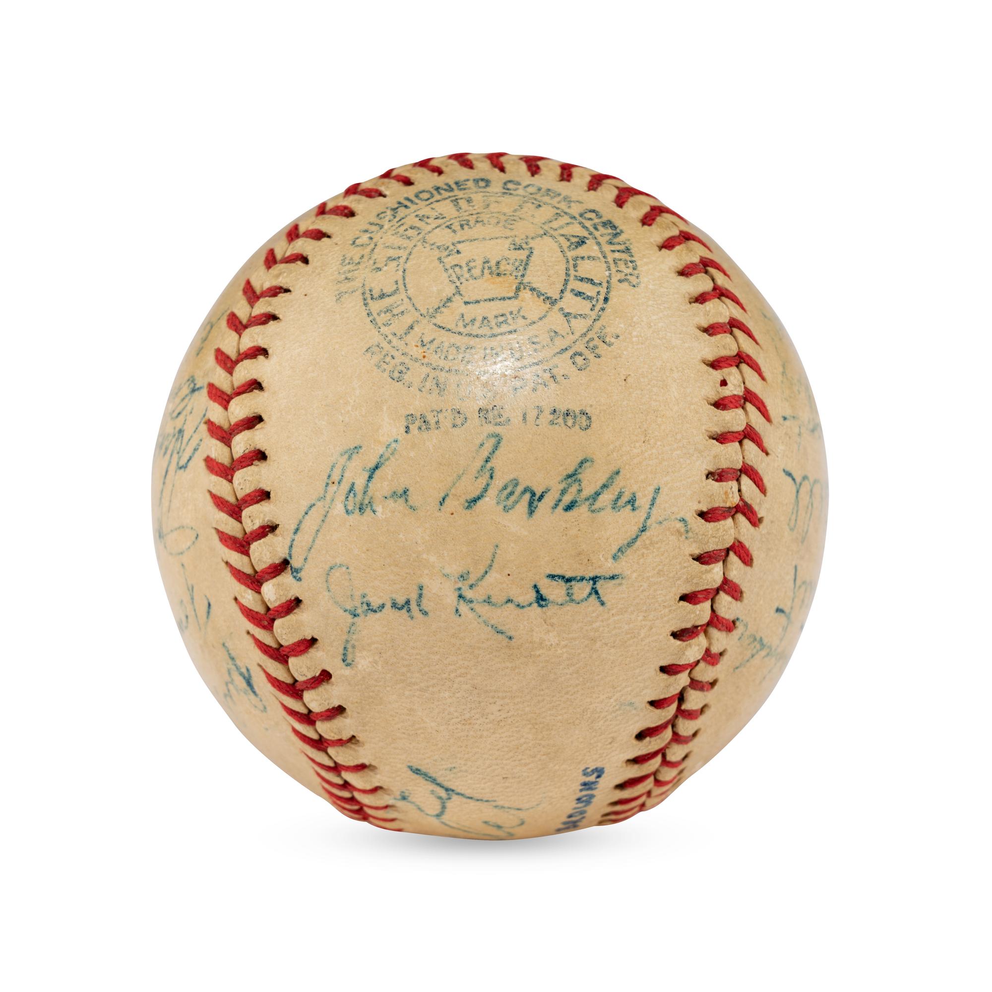 A 1937 St. Louis Browns Team Signed Autograph Baseball