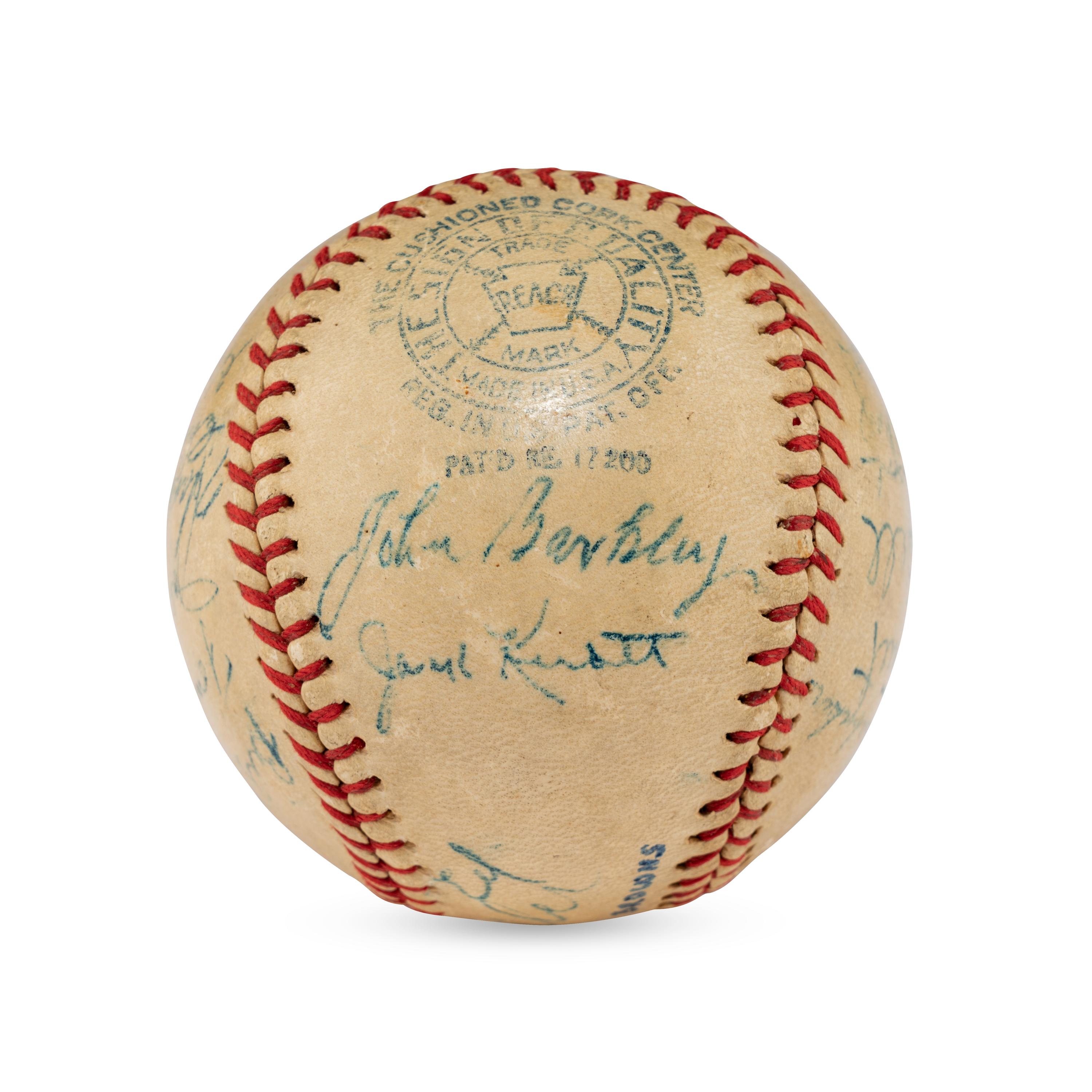 A 1937 St. Louis Browns Team Signed Autograph Baseball