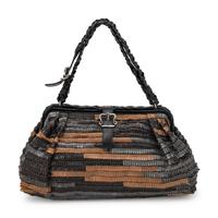 Bottega Veneta, Ruffled Lizard Skin Handbag