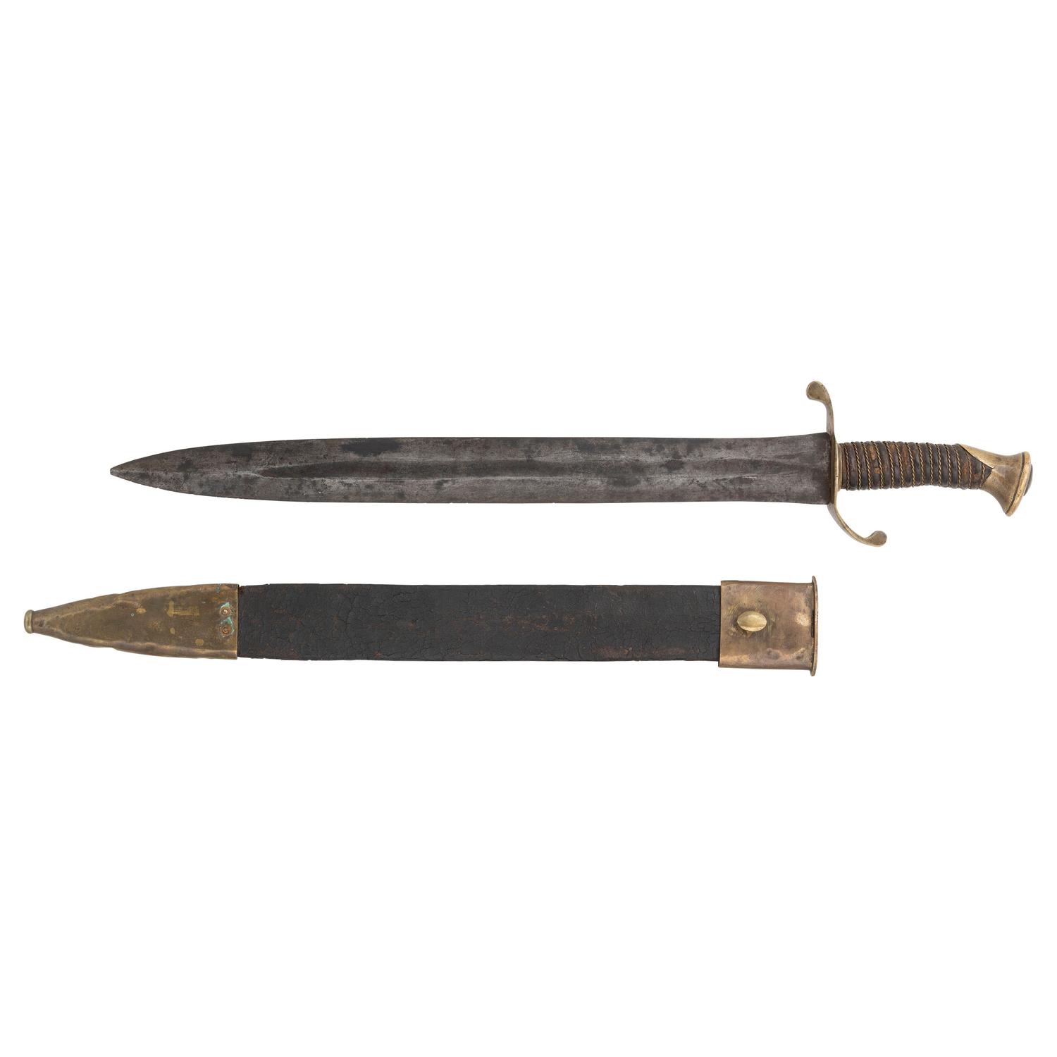 Thomas Leech & Co S-Guard Tennessee Side Knife & Scabbard