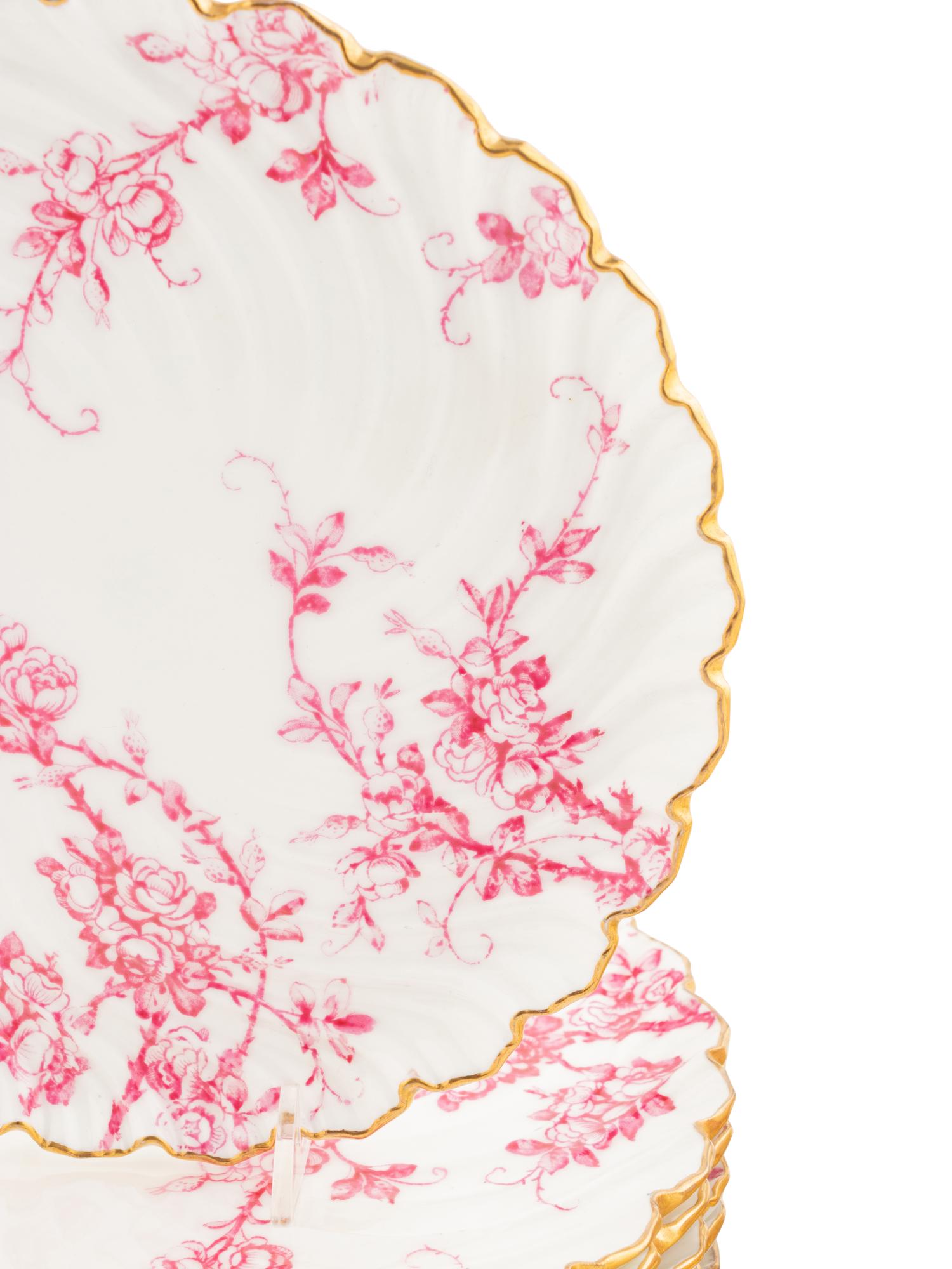 A Coalport Porcelain Dessert Service