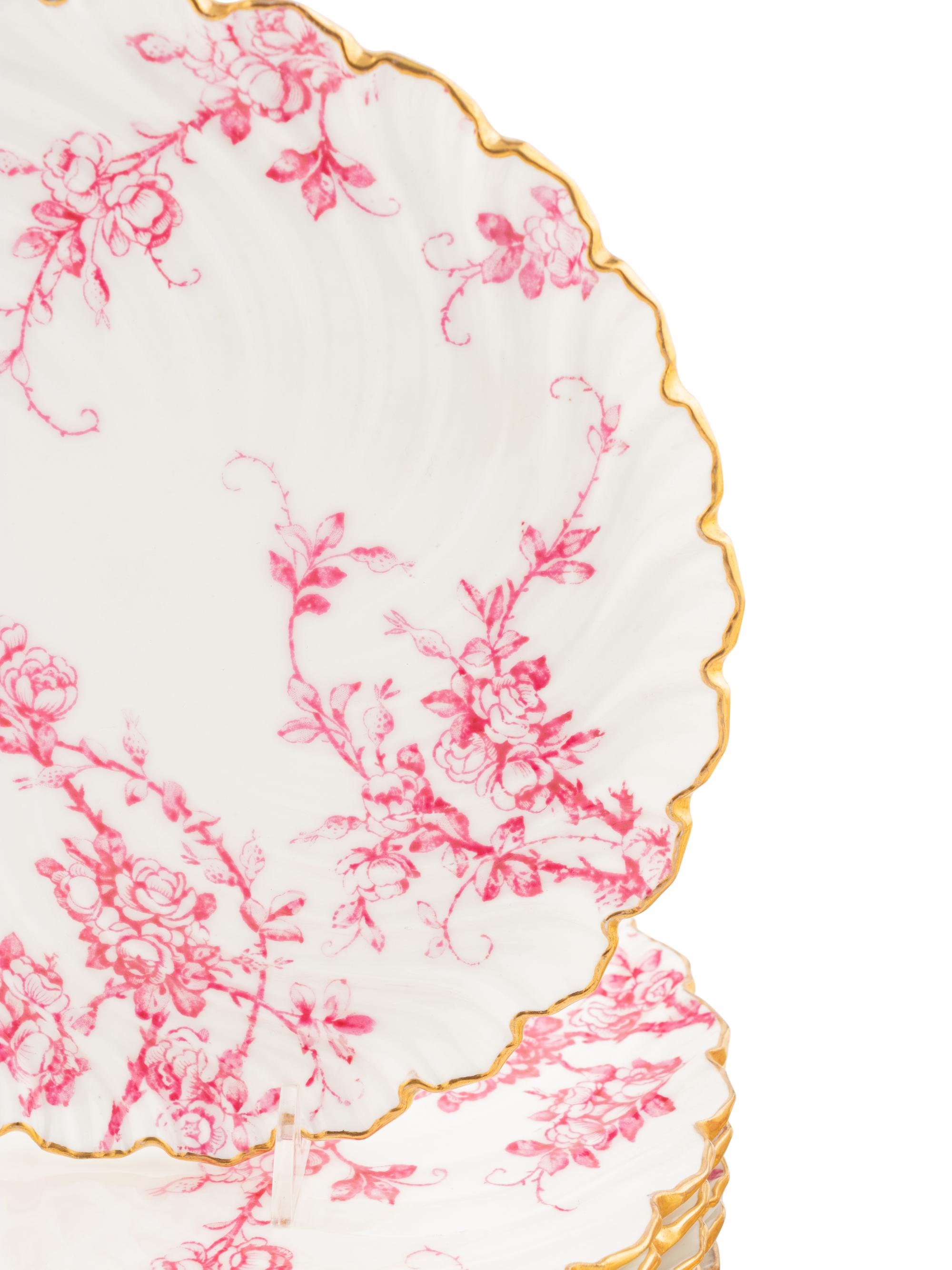 A Coalport Porcelain Dessert Service