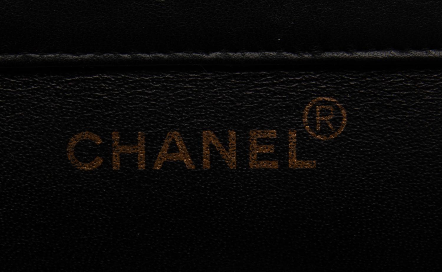 CHANEL, PATENT DOUBLE-SIDED FLAP BAG