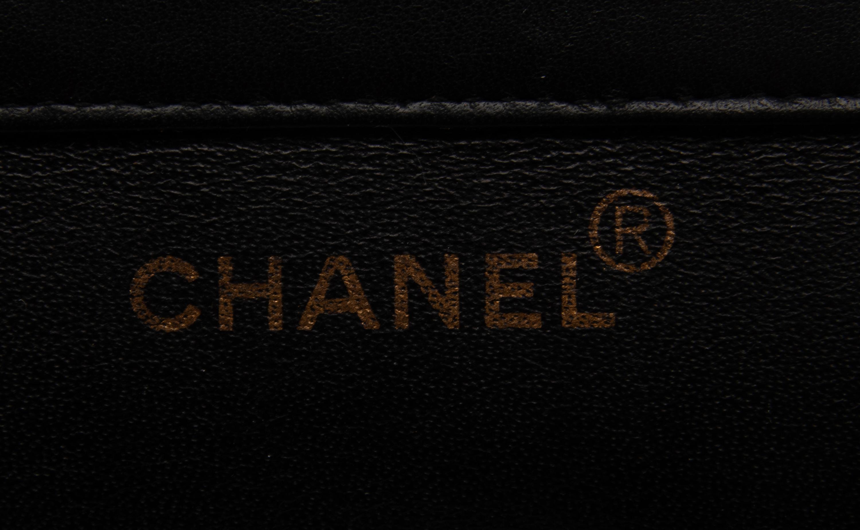 CHANEL, PATENT DOUBLE-SIDED FLAP BAG