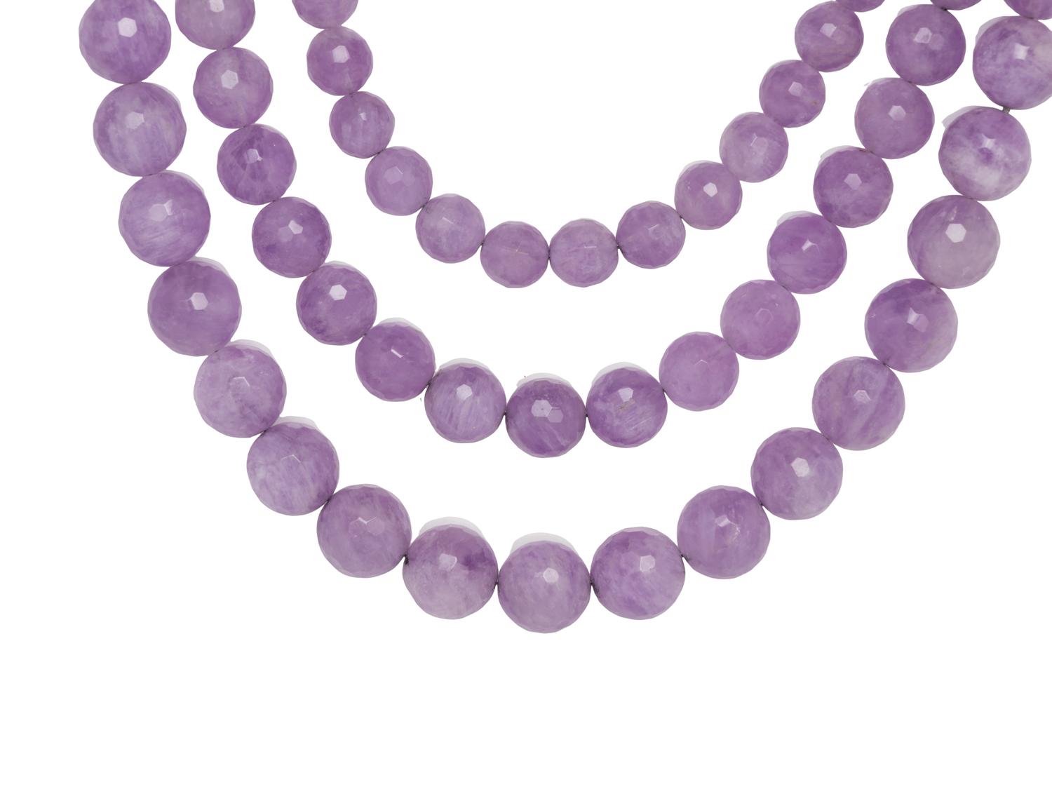 Brunello Cucinelli Amethyst Bead Necklace