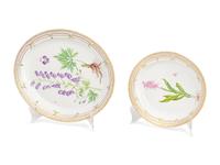 Two Royal Copenhagen Flora Danica Porcelain Oval Platters
