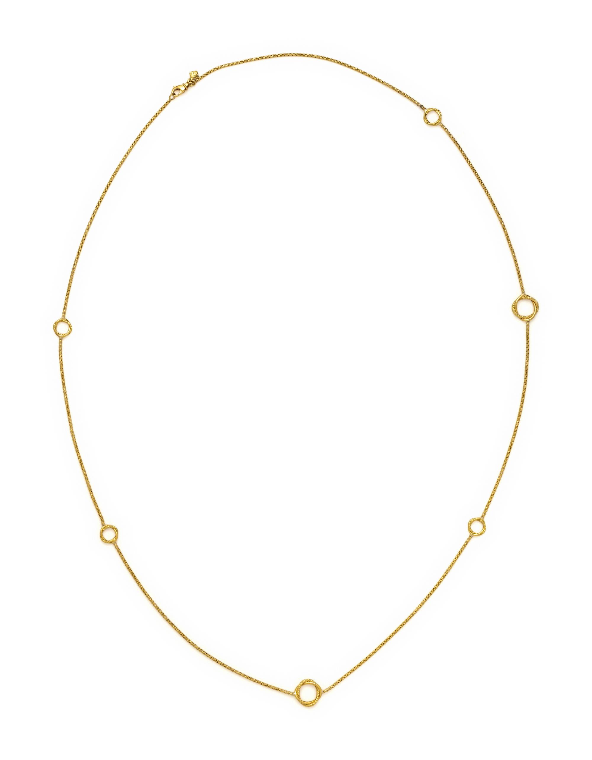 DAVID YURMAN, YELLOW GOLD NECKLACE