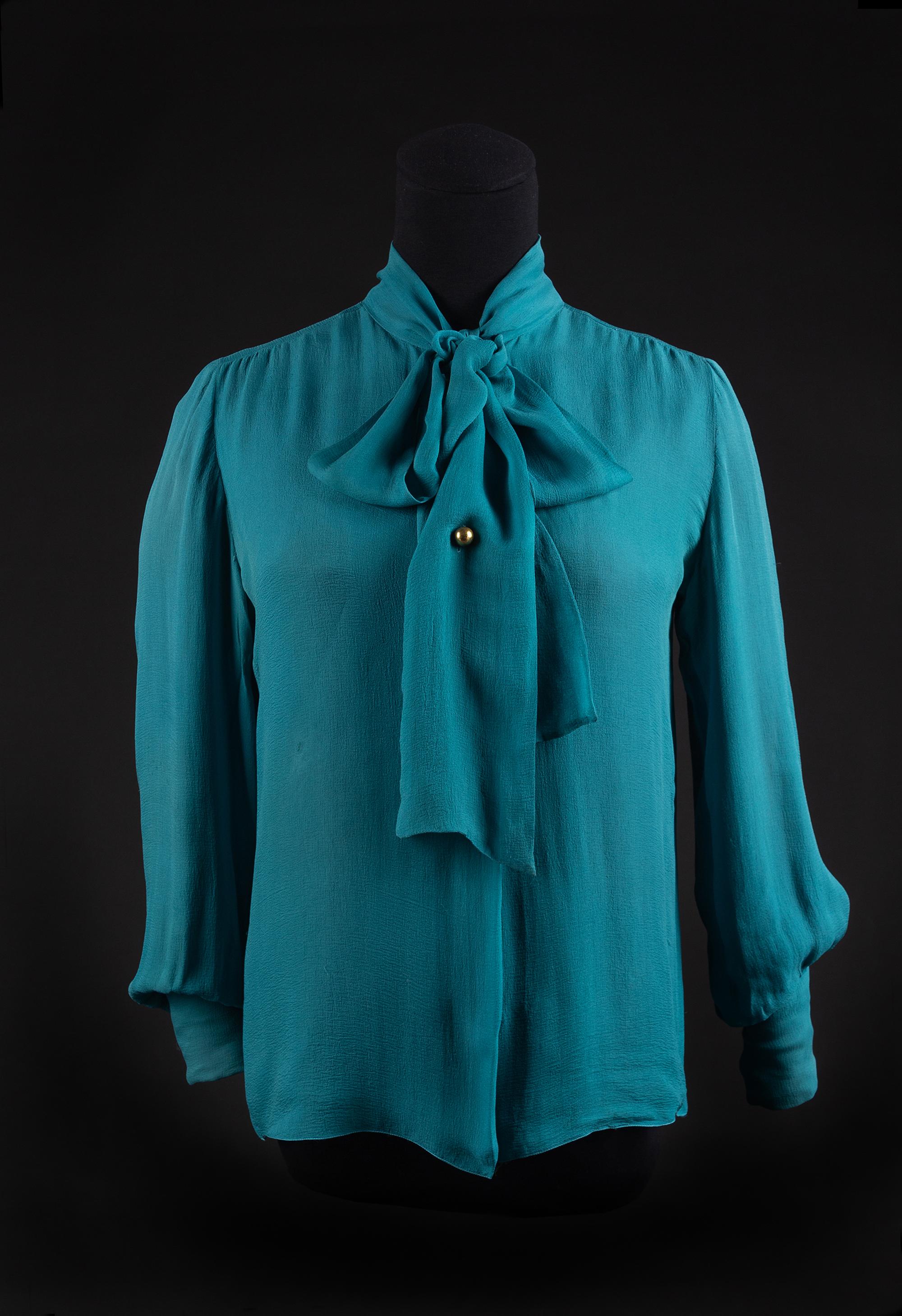 Christian Dior by Marc Bohan Haute Couture Ensemble, Autumn-Winter 1967 — Worn by Olivia de Havilland when she arrived in Atlanta in October 1967 for the Premiere of the Wide Screen Presentation of Gone With the Wind.