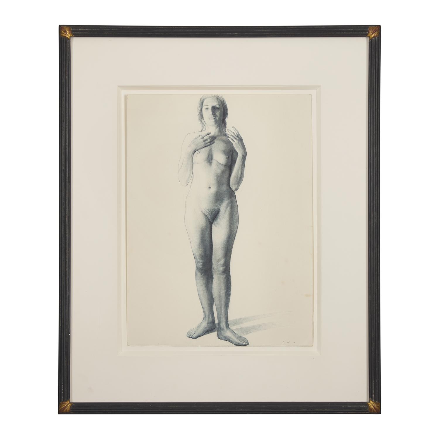 Standing Nude (Annaluisa) and Standing Nude (With One Hand on Chest), A Pair, 1993