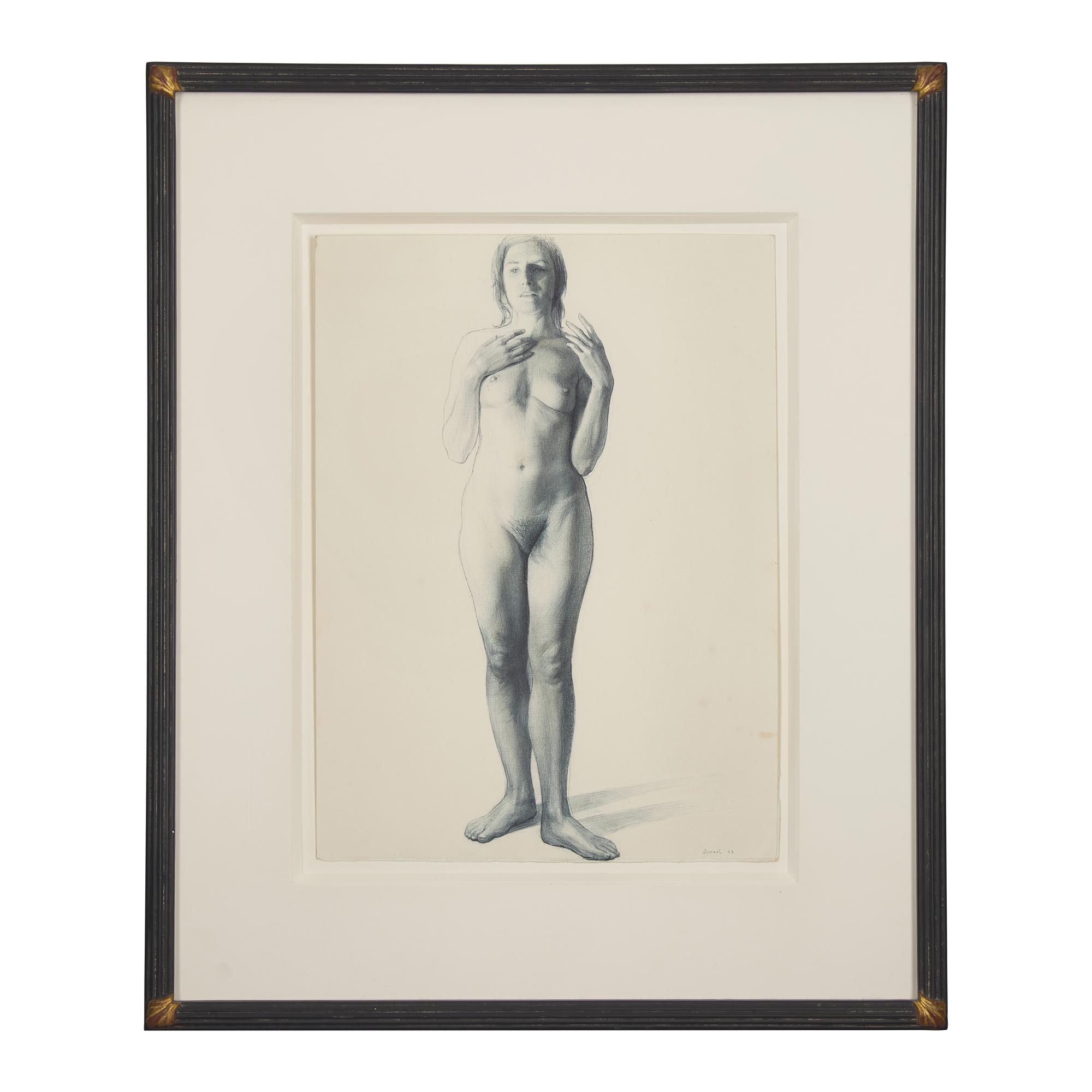 Standing Nude (Annaluisa) and Standing Nude (With One Hand on Chest), A Pair, 1993