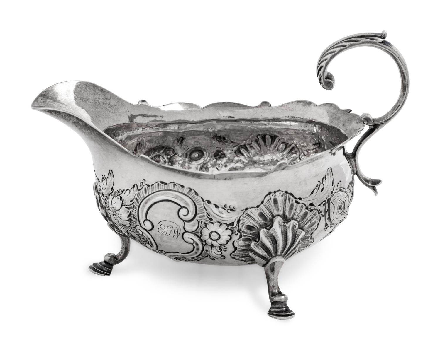 A George II Silver Sauce Boat