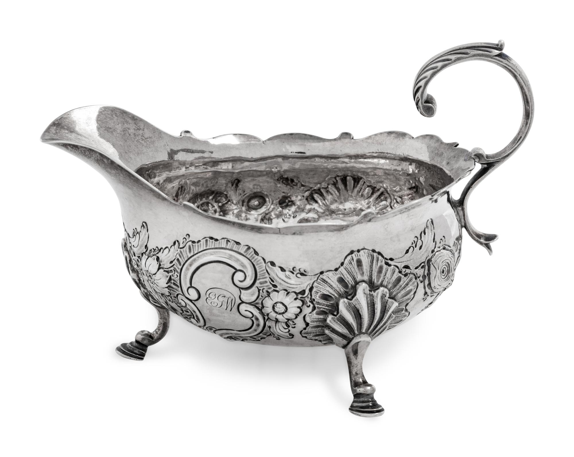 A George II Silver Sauce Boat