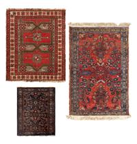 A Group of Three Persian Small Rugs