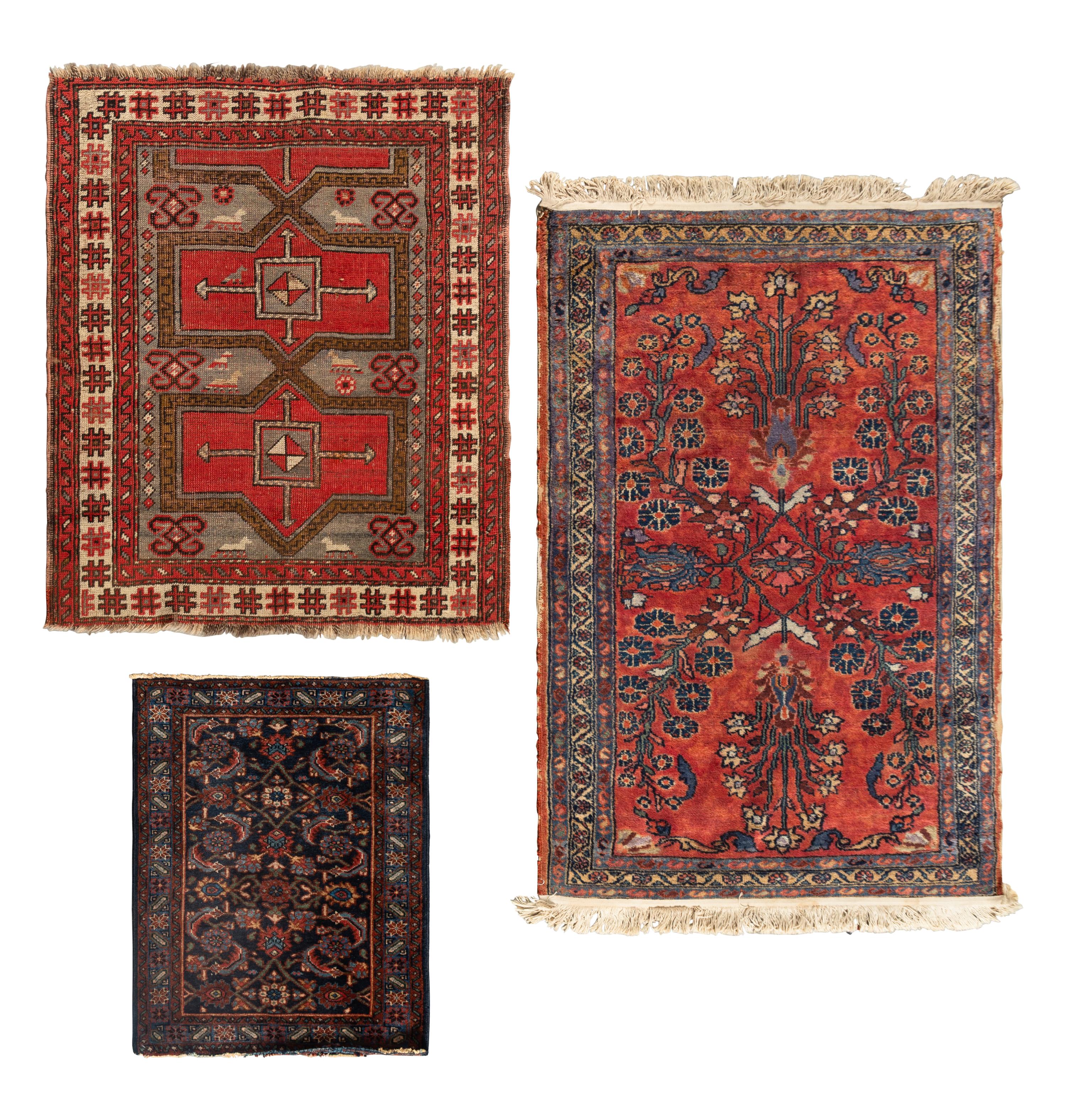 A Group of Three Persian Small Rugs