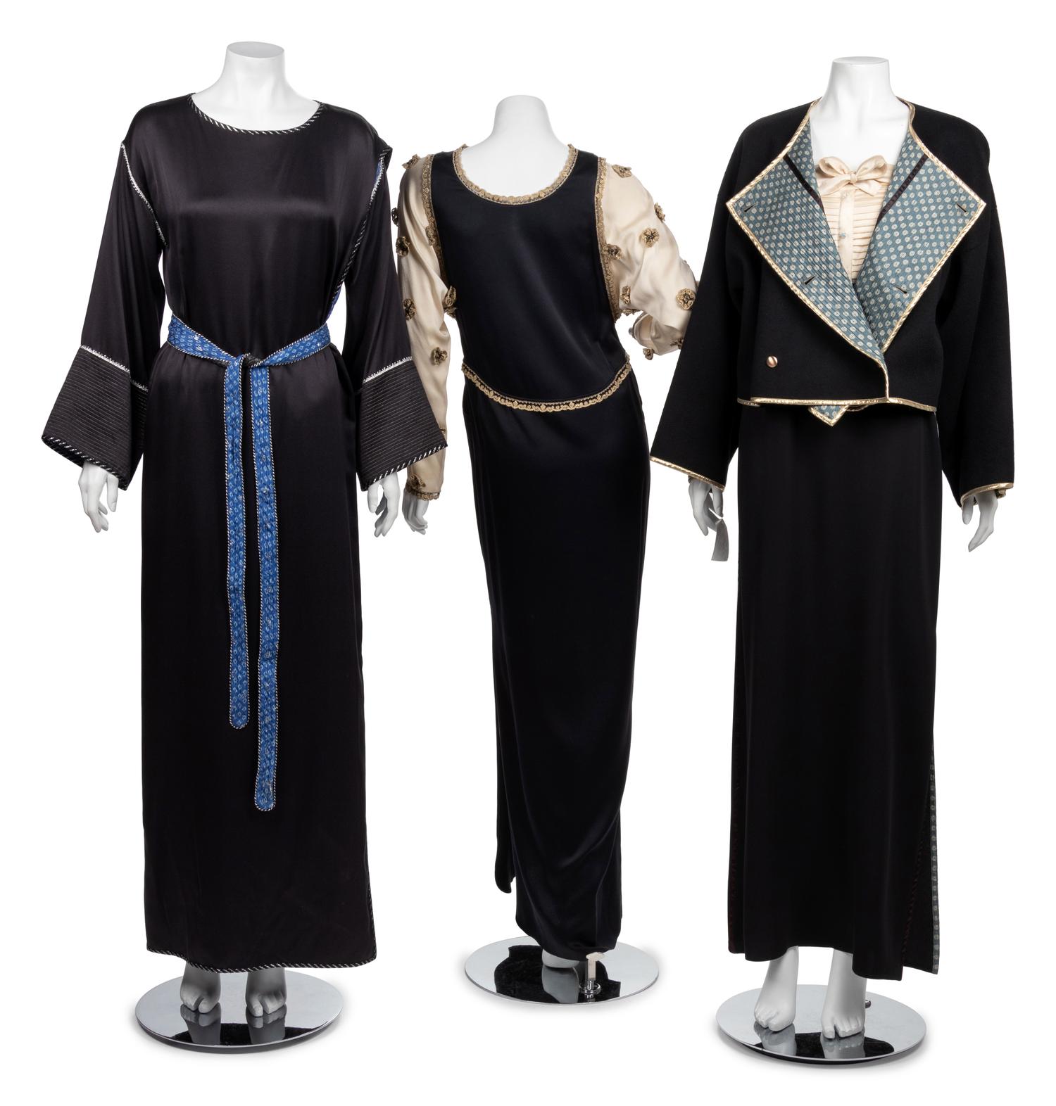 Three Geoffrey Beene Dresses, 1980s