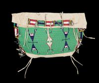 A Sioux Beaded Possible Bag Height 13 1/2 x 19 1/2 inches.