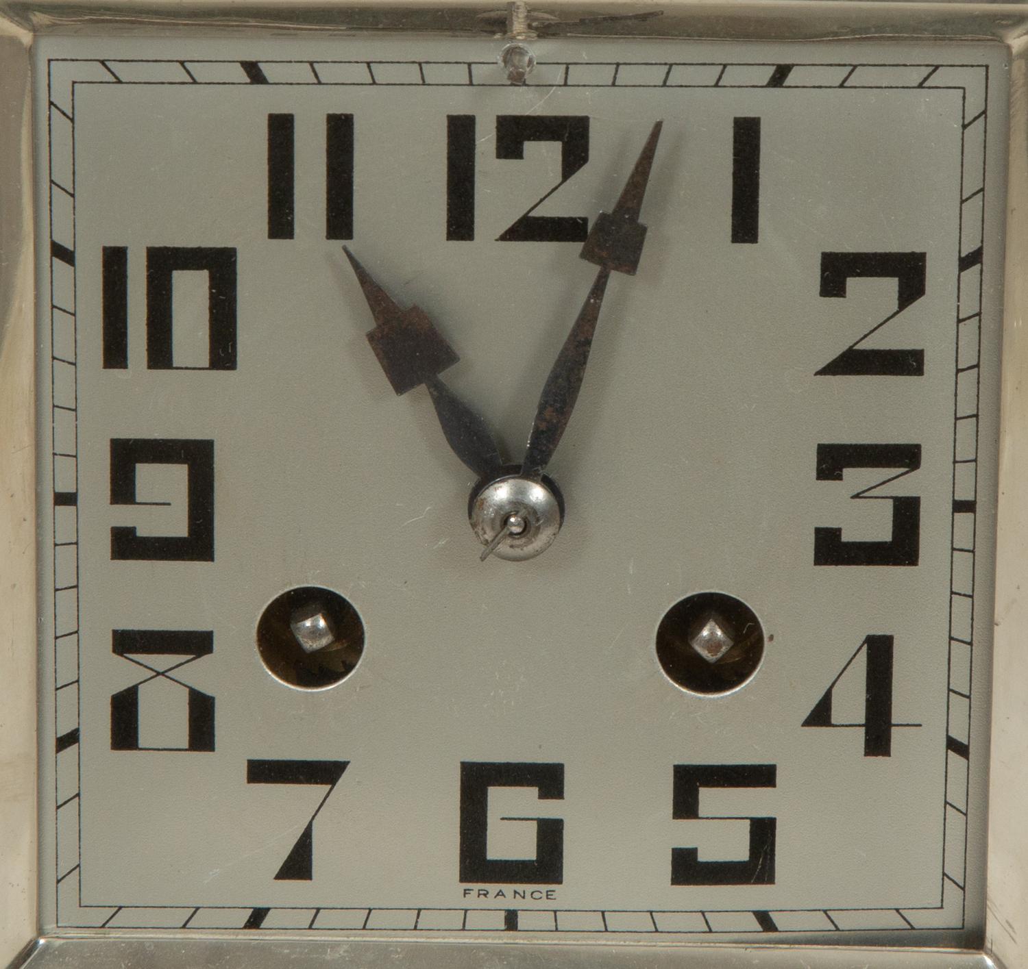 A French Art Deco Onyx Mantel Clock