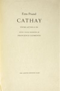 [LIMITED EDITIONS CLUB]. POUND, Ezra (1885-1972). Cathay Poems After Li Po. [New York:] The Limited Editions Club, [1992].