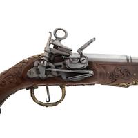 Contemporary Cased Spanish Miquelet-Style Pistols