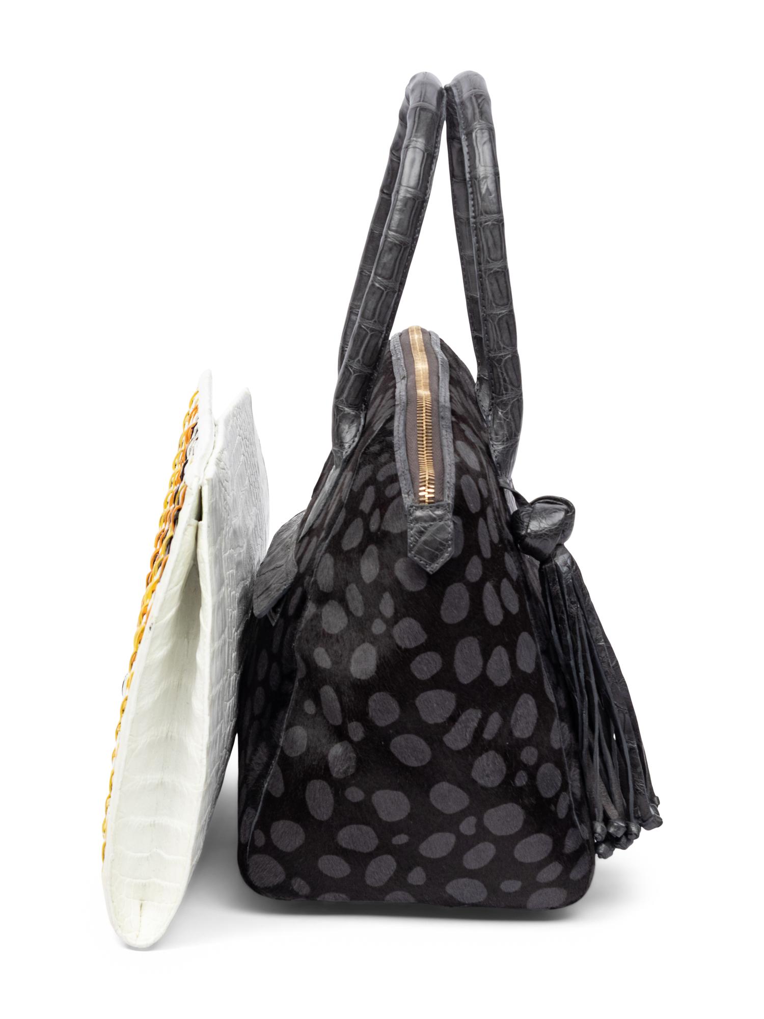 Nancy Gonzalez, Woven Clutch and Tote