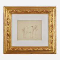 William Tylee Ranney (1813-1857) Four Works: Studies of Animals and Hunt Scenes