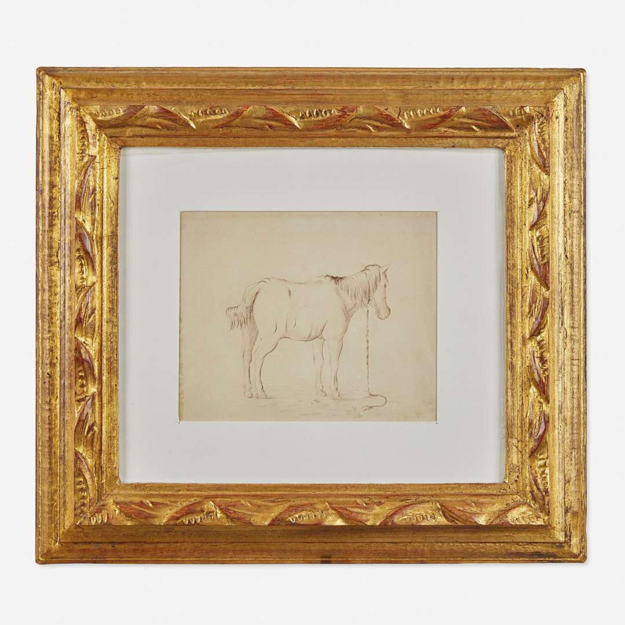 William Tylee Ranney (1813-1857) Four Works: Studies of Animals and Hunt Scenes
