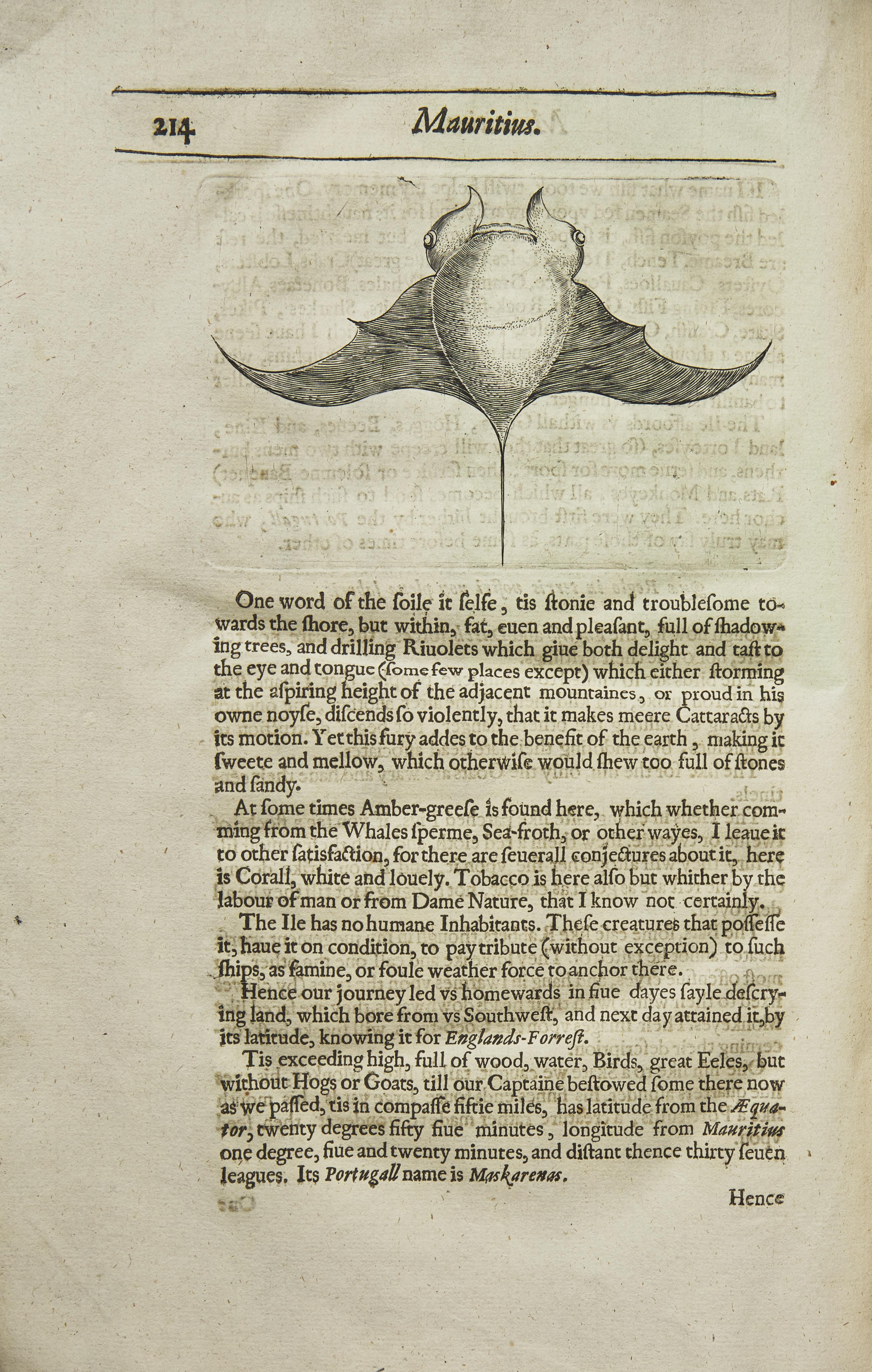 [Travel & Exploration] (Thomas, Herbert). A Relation of Some Yeares Travaile, Begunne Anno 1626. Into Afrique and the greater Asia, especially the Territories of the Persian Monarchie: and some parts of the Orientall Indies, and Iles adjacent...