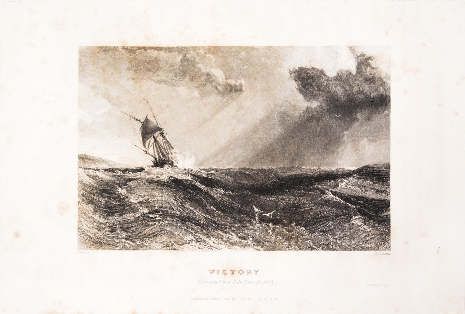 ROSS, JOHN, SIR. Narrative of a Second Voyage in Search of a North-West Passage... London, 1835. First ed, lg. paper ed.