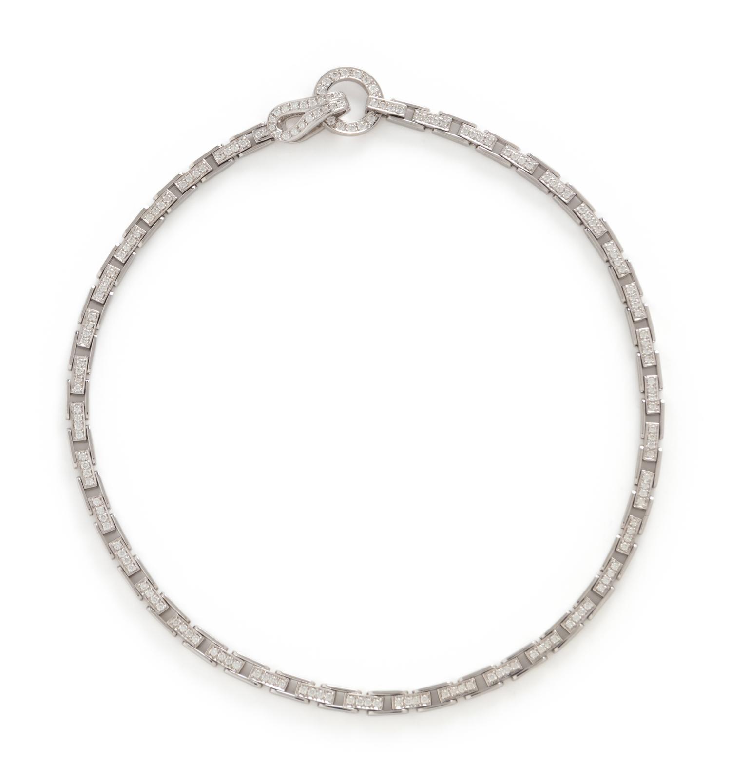 WHITE GOLD AND DIAMOND NECKLACE