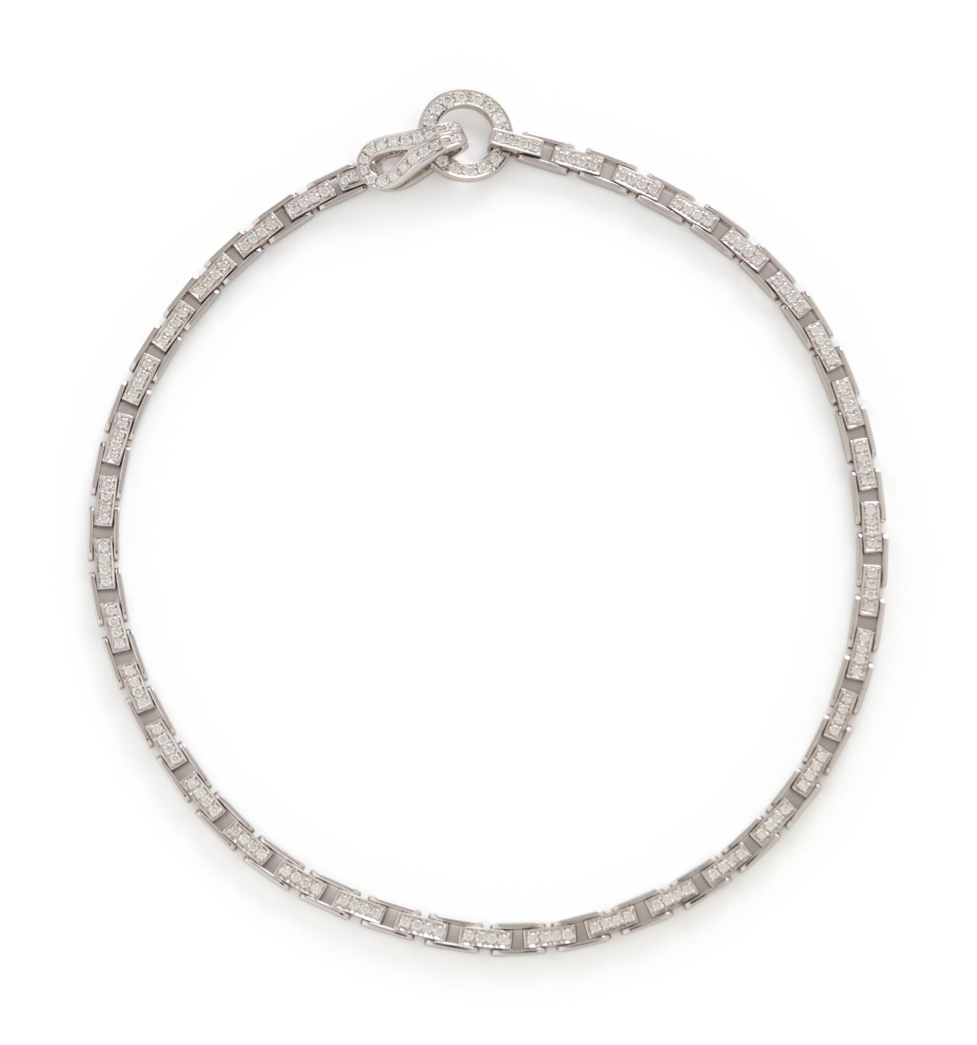 WHITE GOLD AND DIAMOND NECKLACE