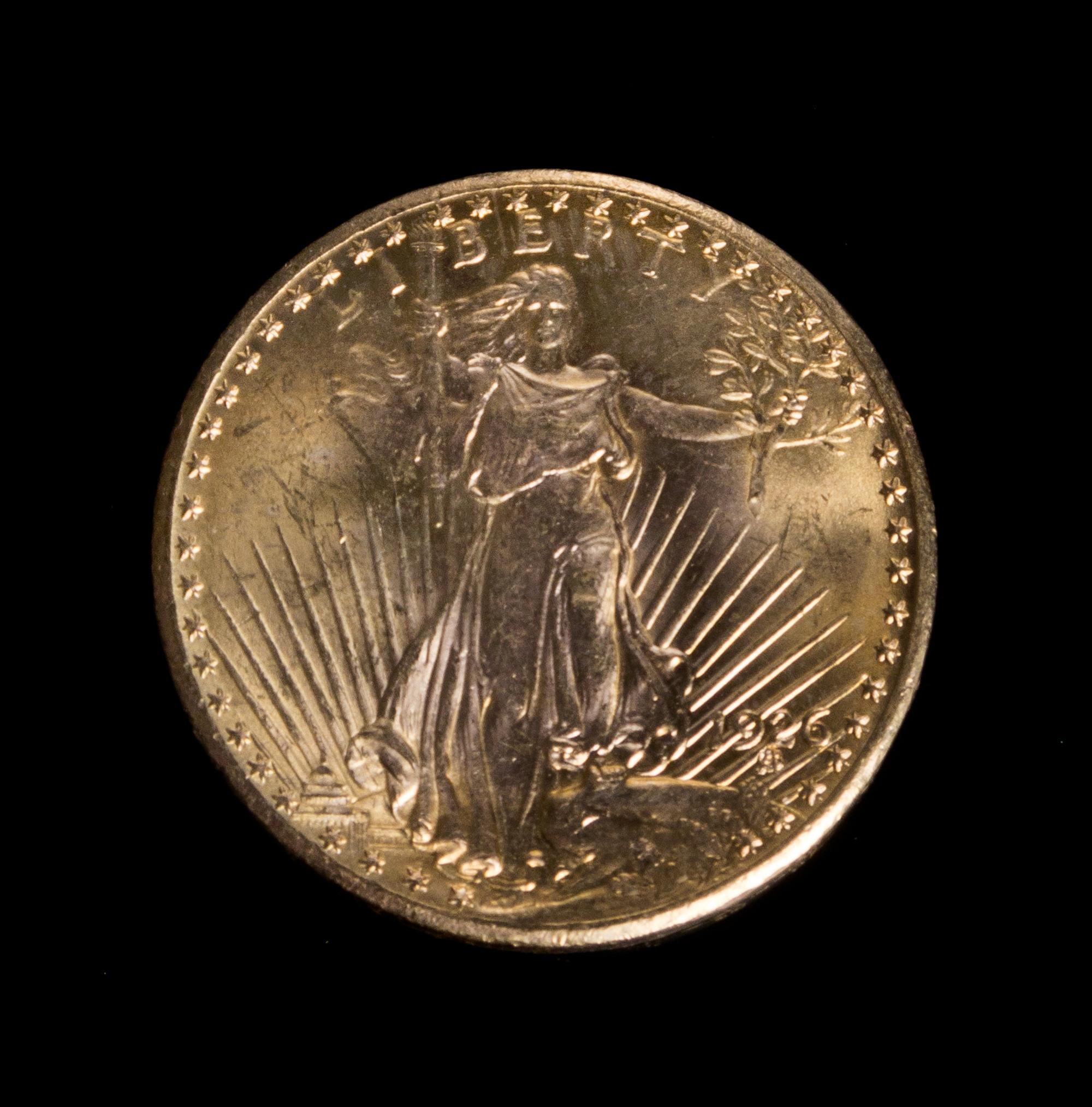 A United States 1926 Saint Gaudens $20 Gold Coin