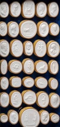 A Collection of Grand Tour Plaster Intaglios
