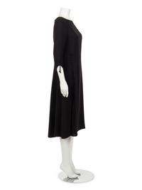 Ralph Rucci Wool Crepe Dress with Ties