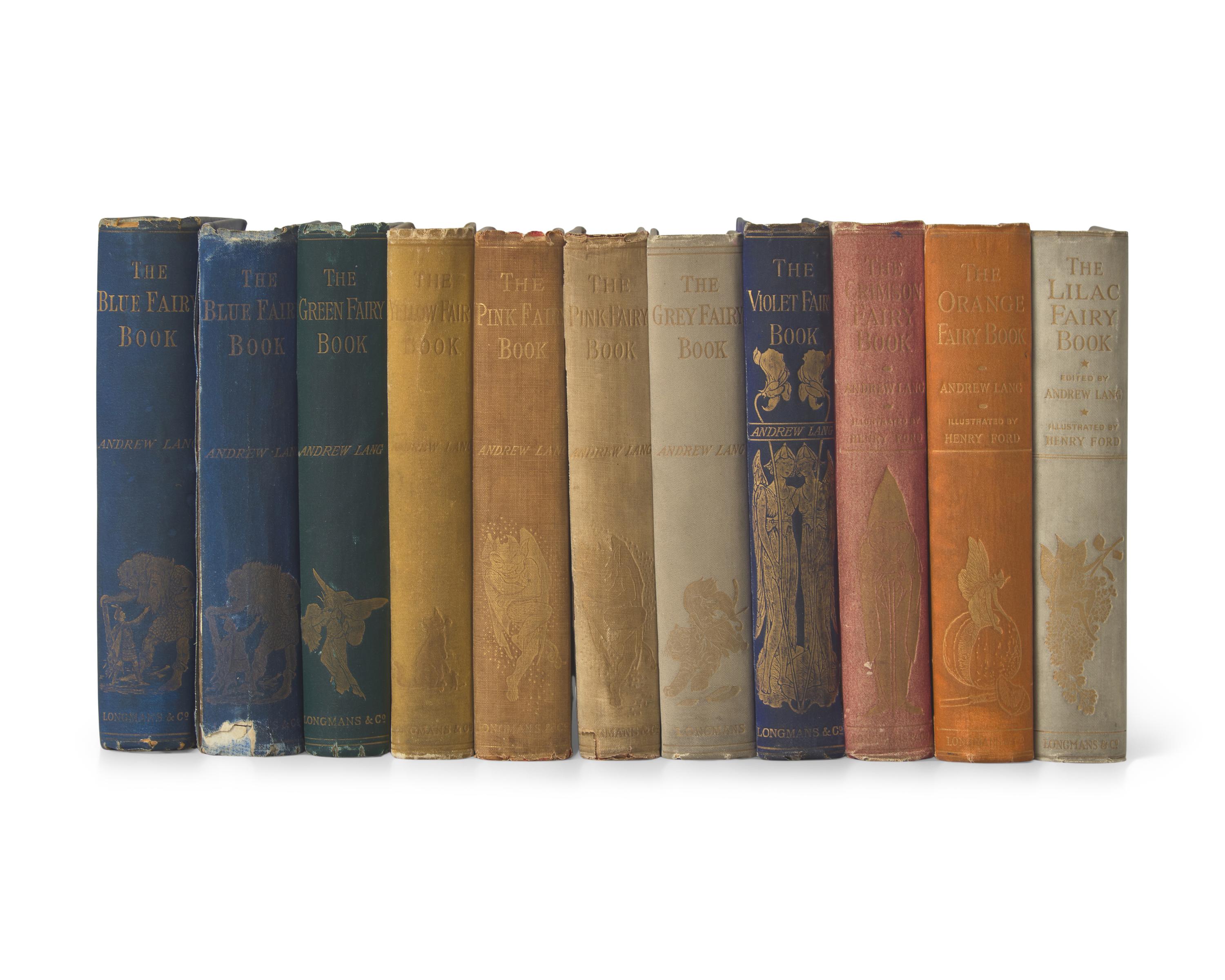 [CHILDREN'S BOOKS]. LANG, Andrew (1844-1912). A group of 11 Fairy Books . London: Longmans, Green, and Co., 1889-1910.